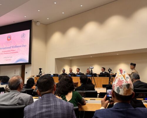 Nepal Leads Inaugural International Wellness Day at UN Headquarters, Highlighting Holistic Well-Being as Key to Global Peace and Sustainable Development
